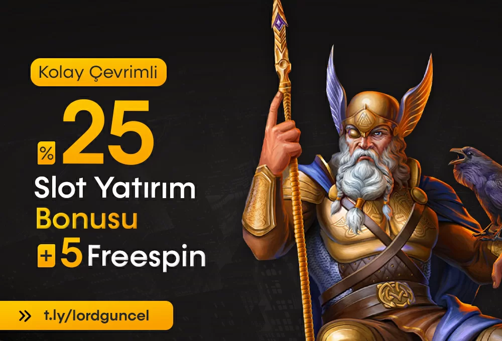 %25 SLOT YATIRIM BONUSU+%5 FREESPIN