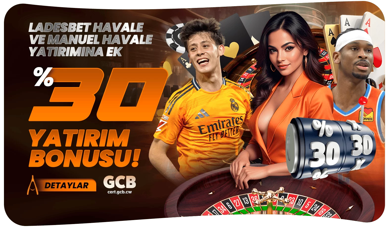 LADESBET HAVALE %30 BONUS