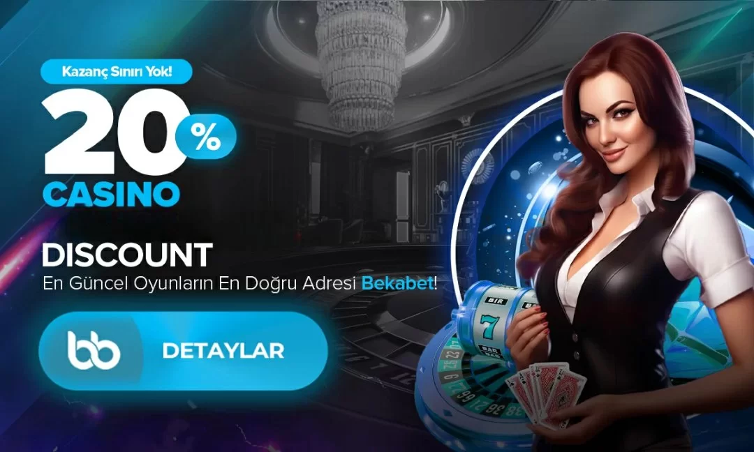 %20 CASİNO & CANLI CASINO DİSCOUNT BONUSU