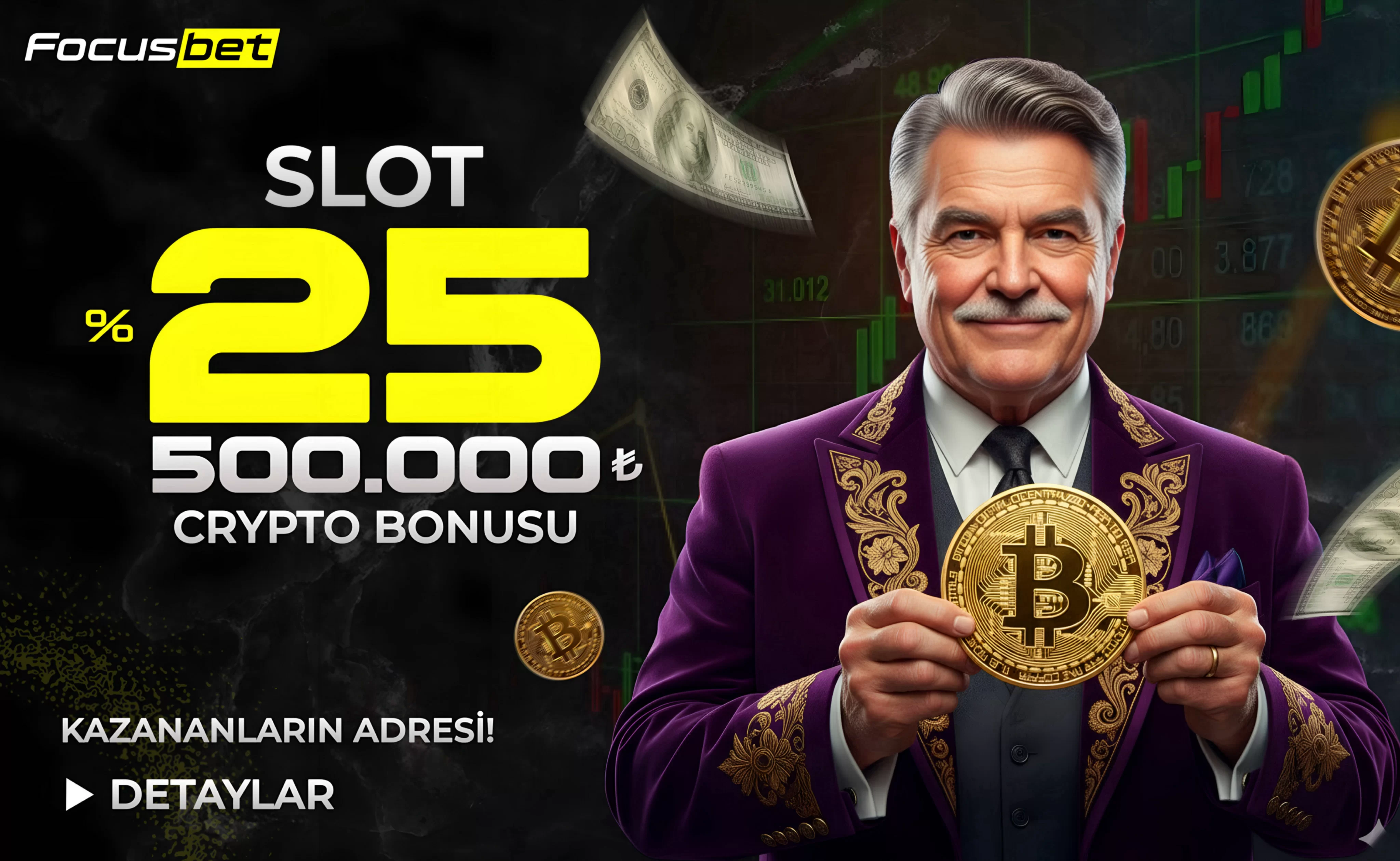 500.000 TL %25 CRYPTO YATIRIM BONUSU!