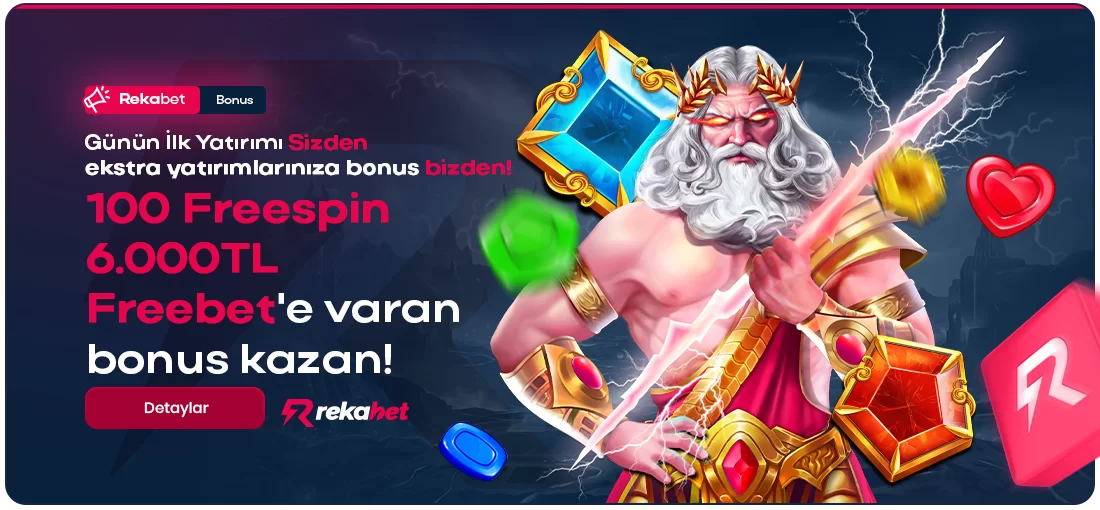 100 FREESPIN VE 6000TL FREEBET'E VARAN BONUS KAZAN!