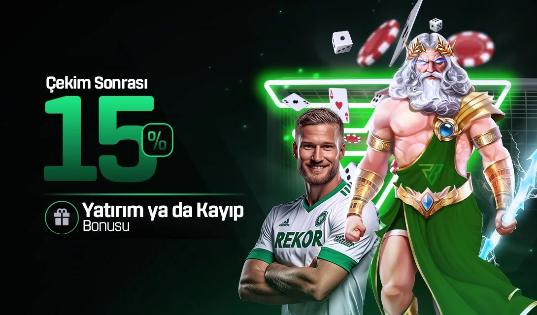 ÇEKİM SONRASI %15 YATIRIM YA DA KAYIP BONUSU
