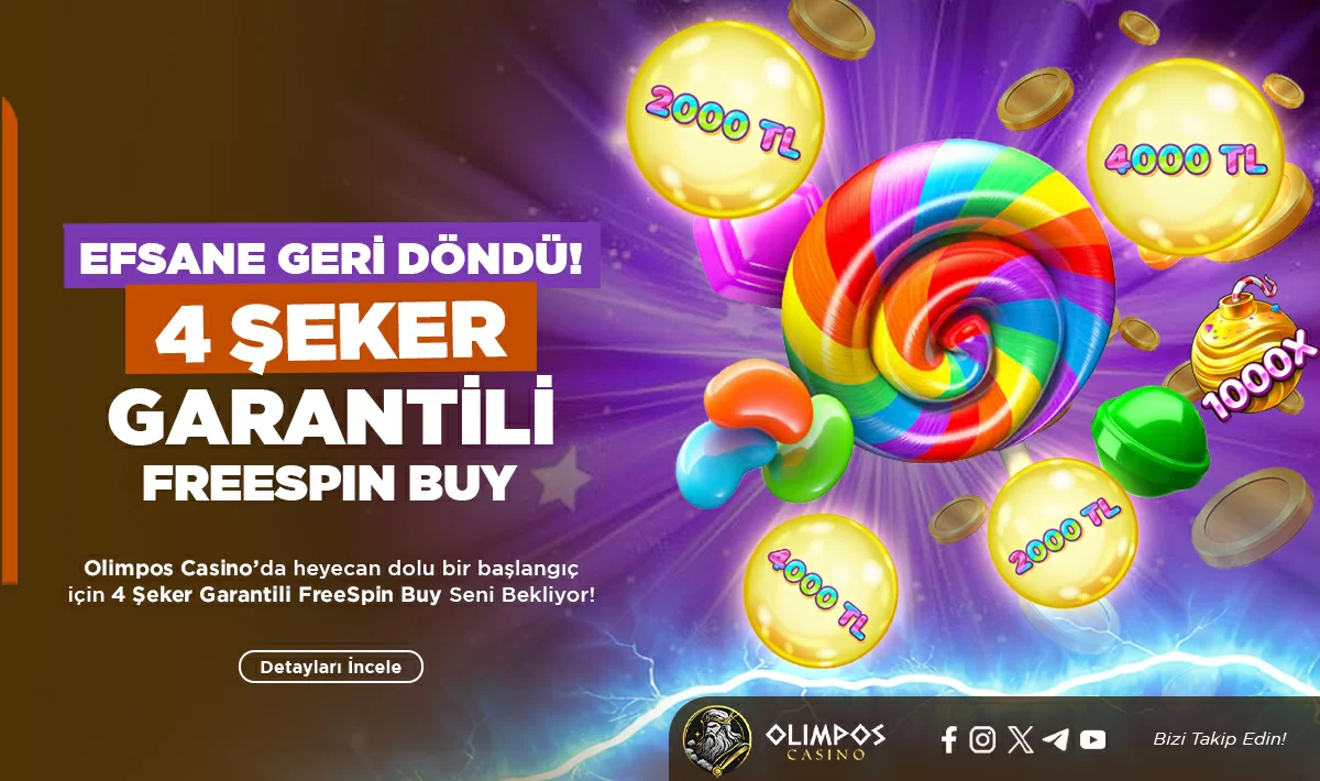 4 ŞEKER BUY BONUSU
