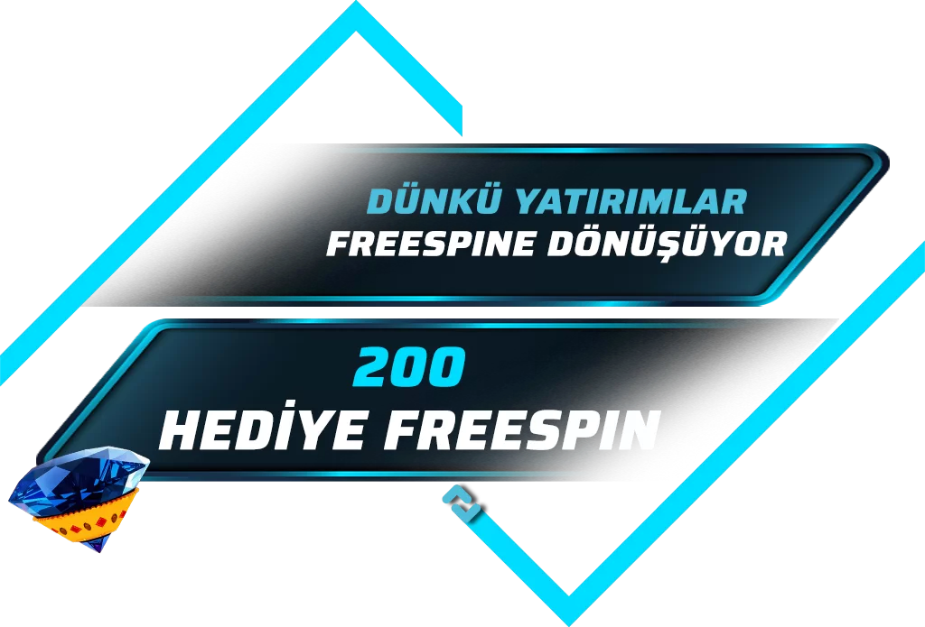 HER GÜN 200 FREESPIN HEDİYE!