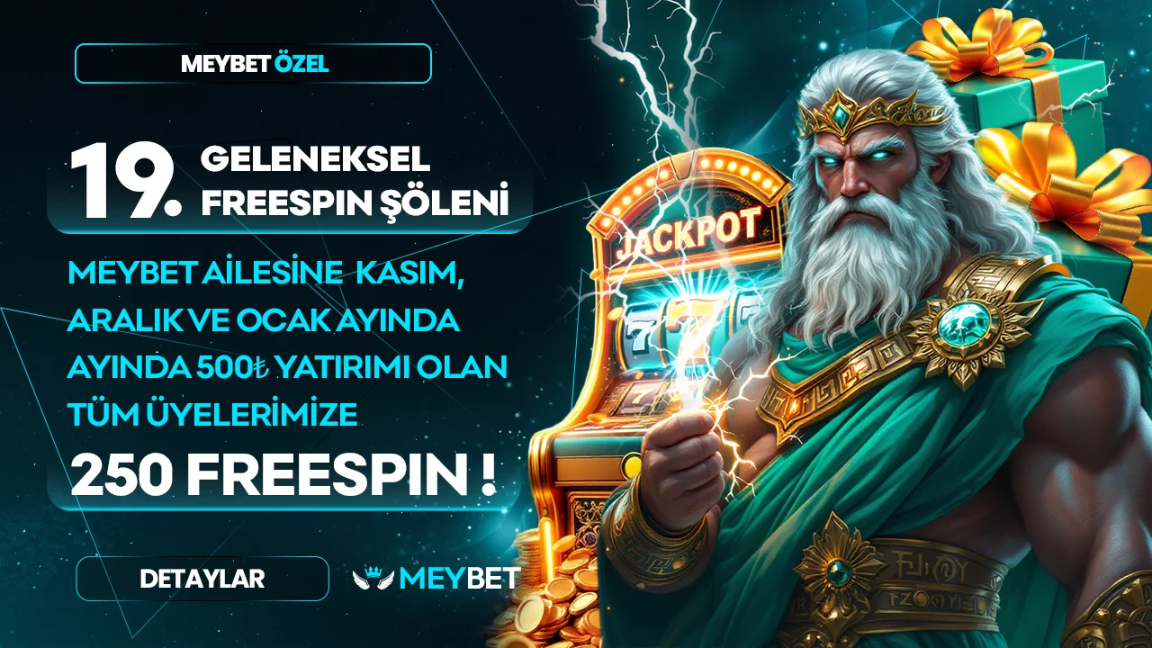 MEYBET 19.GELENEKSEL FREESPİN ŞÖLENİ