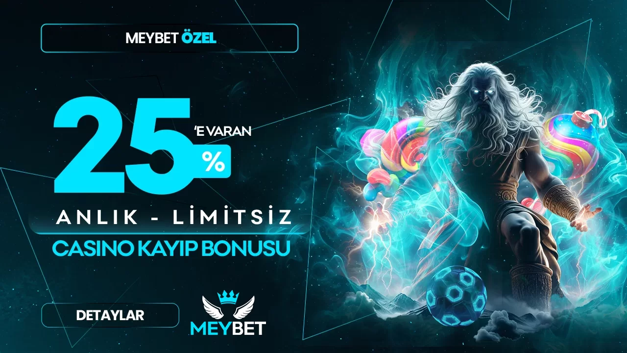 %25 CASINO ANLIK ÇEKİM LİMİTSİZ KAYIP BONUSU