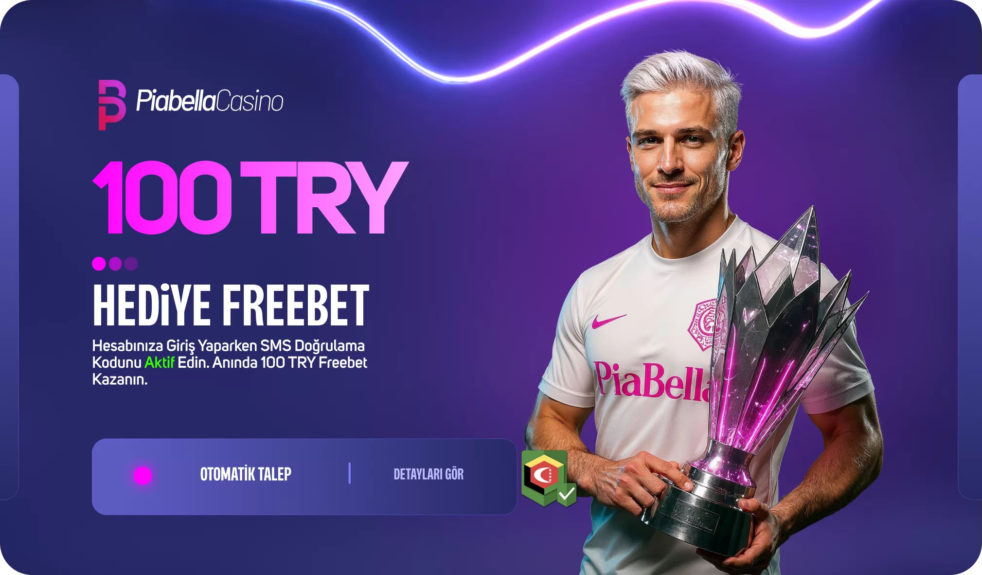 100 TRY HEDİYE FREEBET