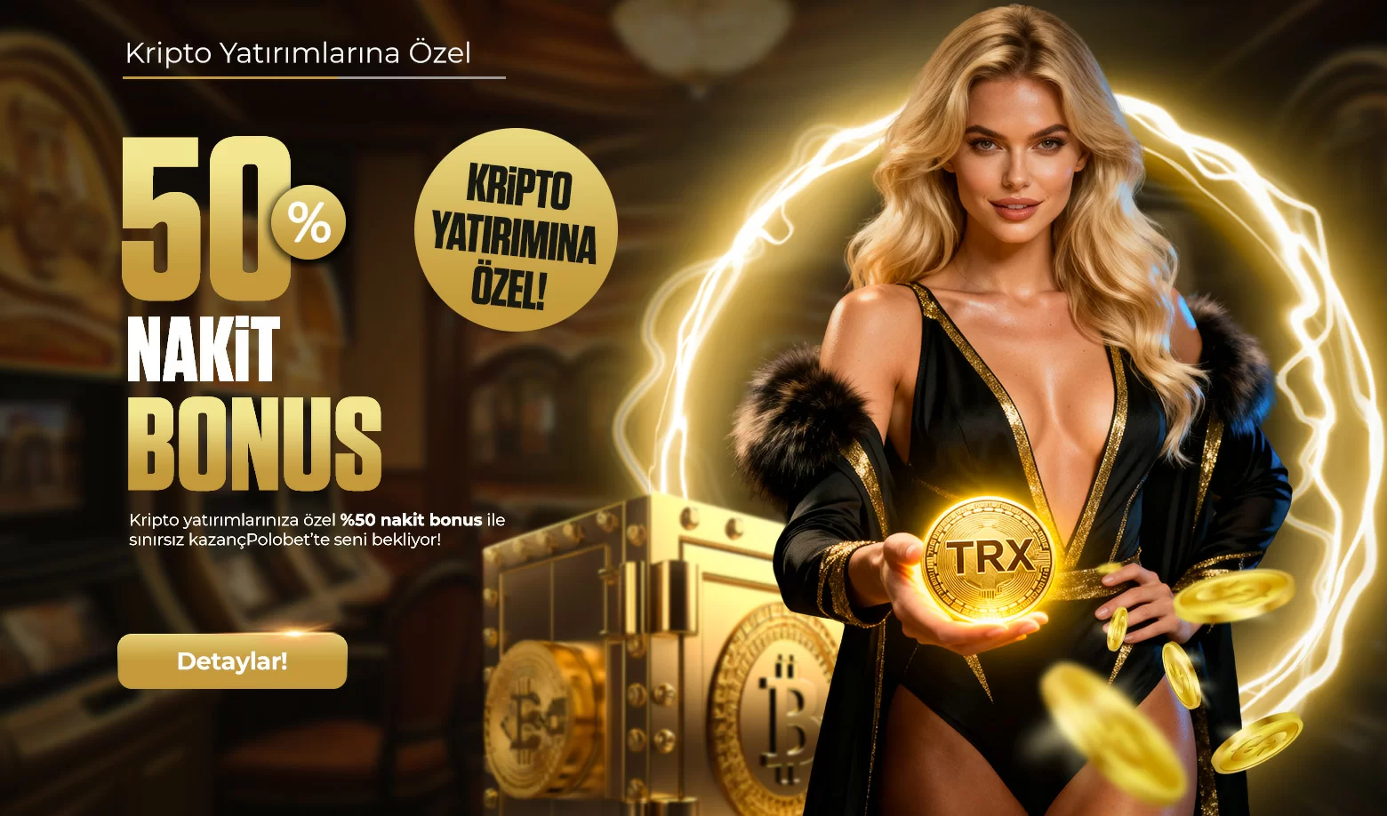 %50 NAKİT KRİPTO BONUSU