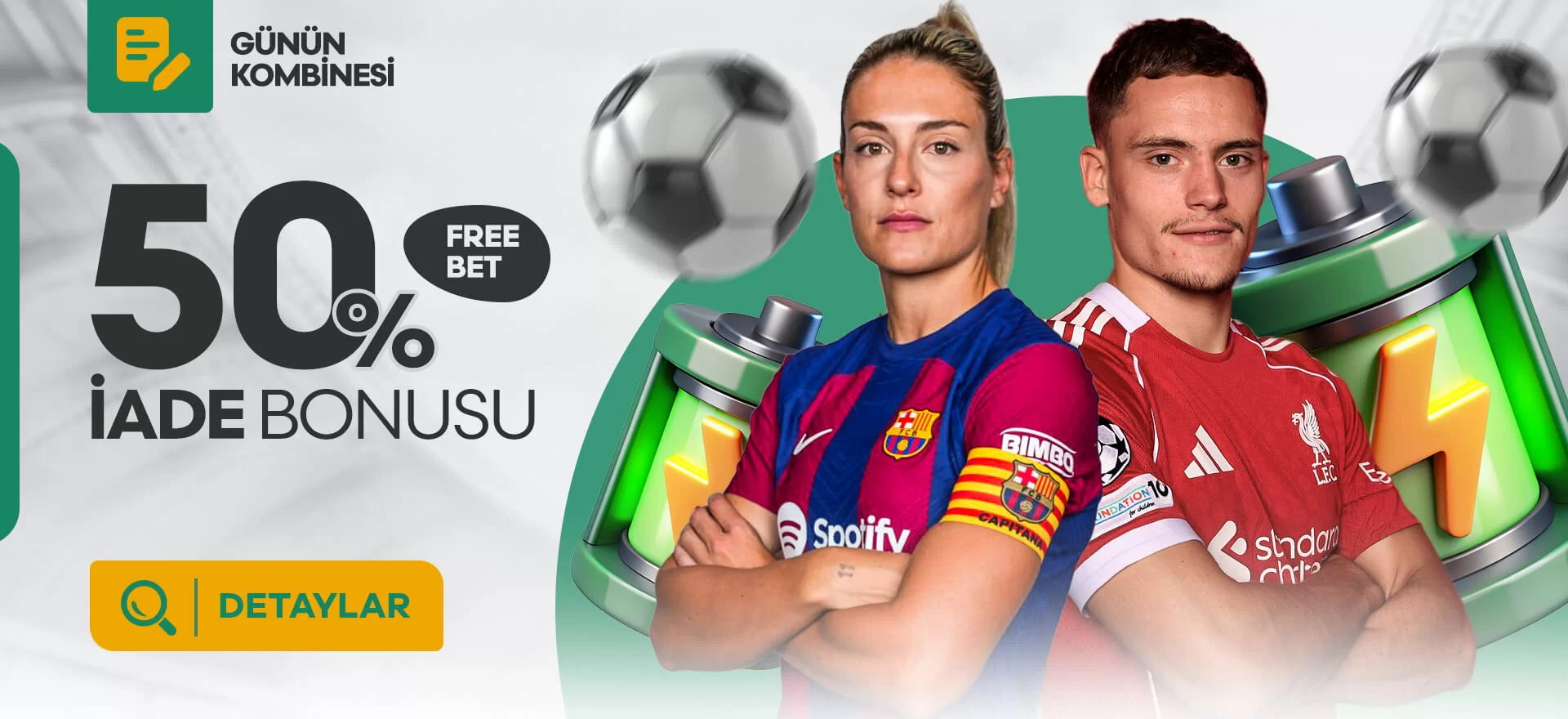 GÜNÜN KOMBINESI %50 FREE BET IADE