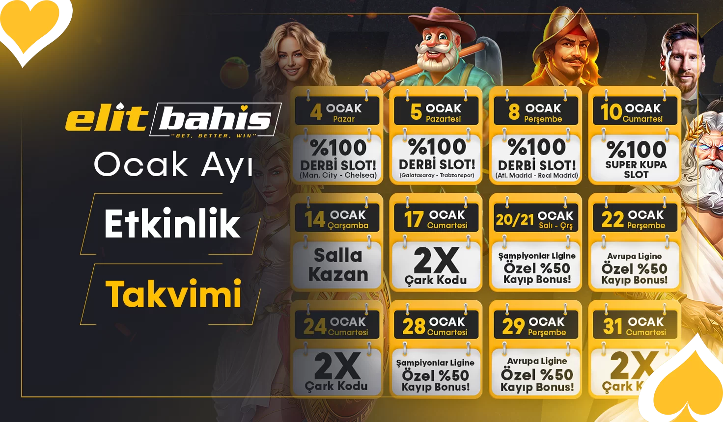 ocak etkinlik takvimi