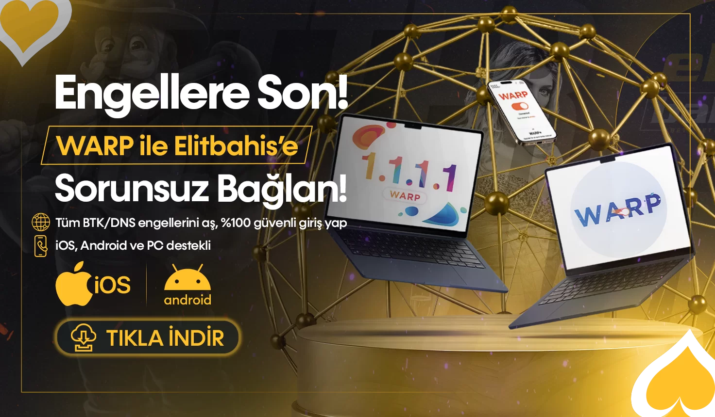 Elitbahis’e Engel Yok, WARP ile Tek Tıkta İçeridesin!