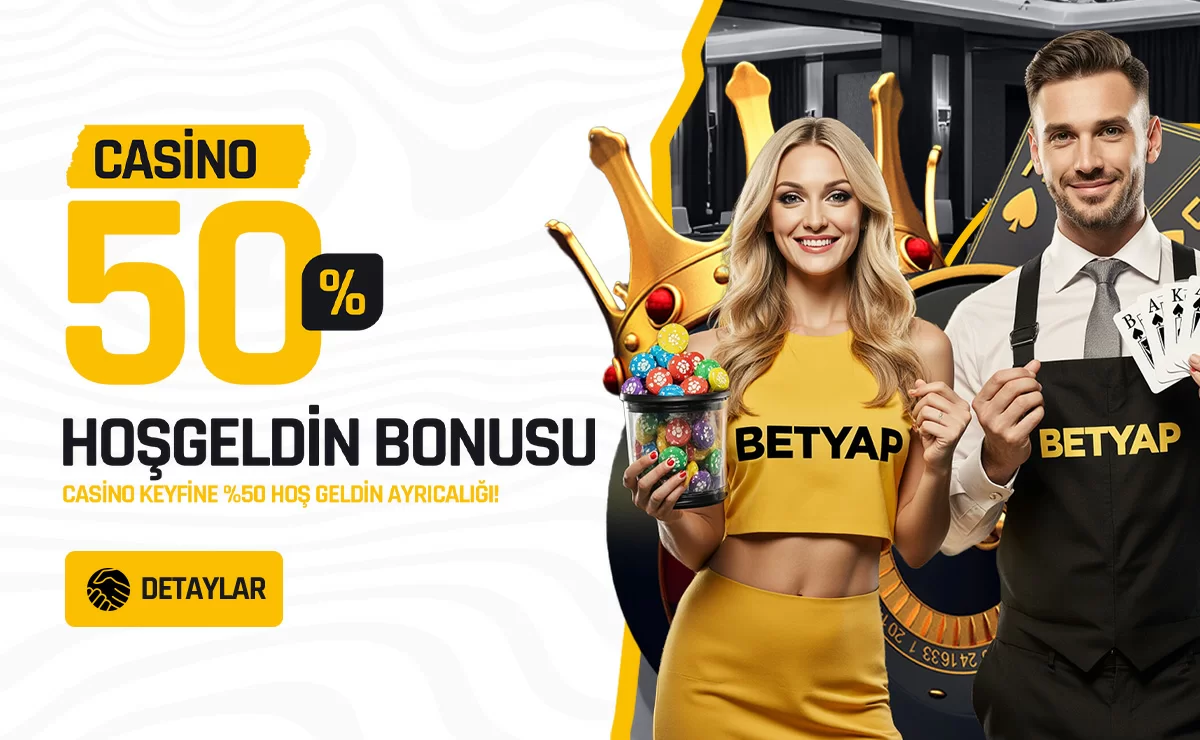 %50 Casino Hoş Geldin Bonusu