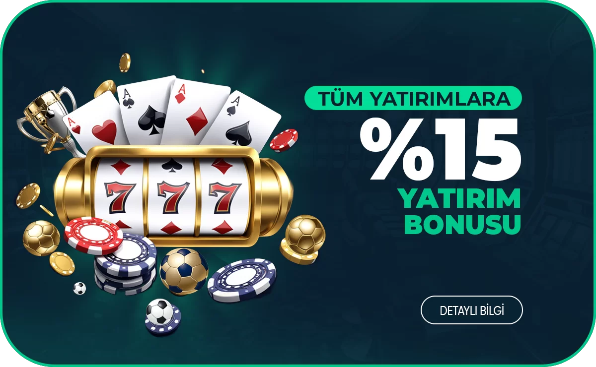 %15 Yatırım Bonusu
