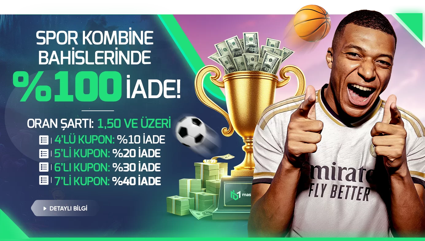 Tek Maçtan Yatmaya Son! %100 Freebet İade!
