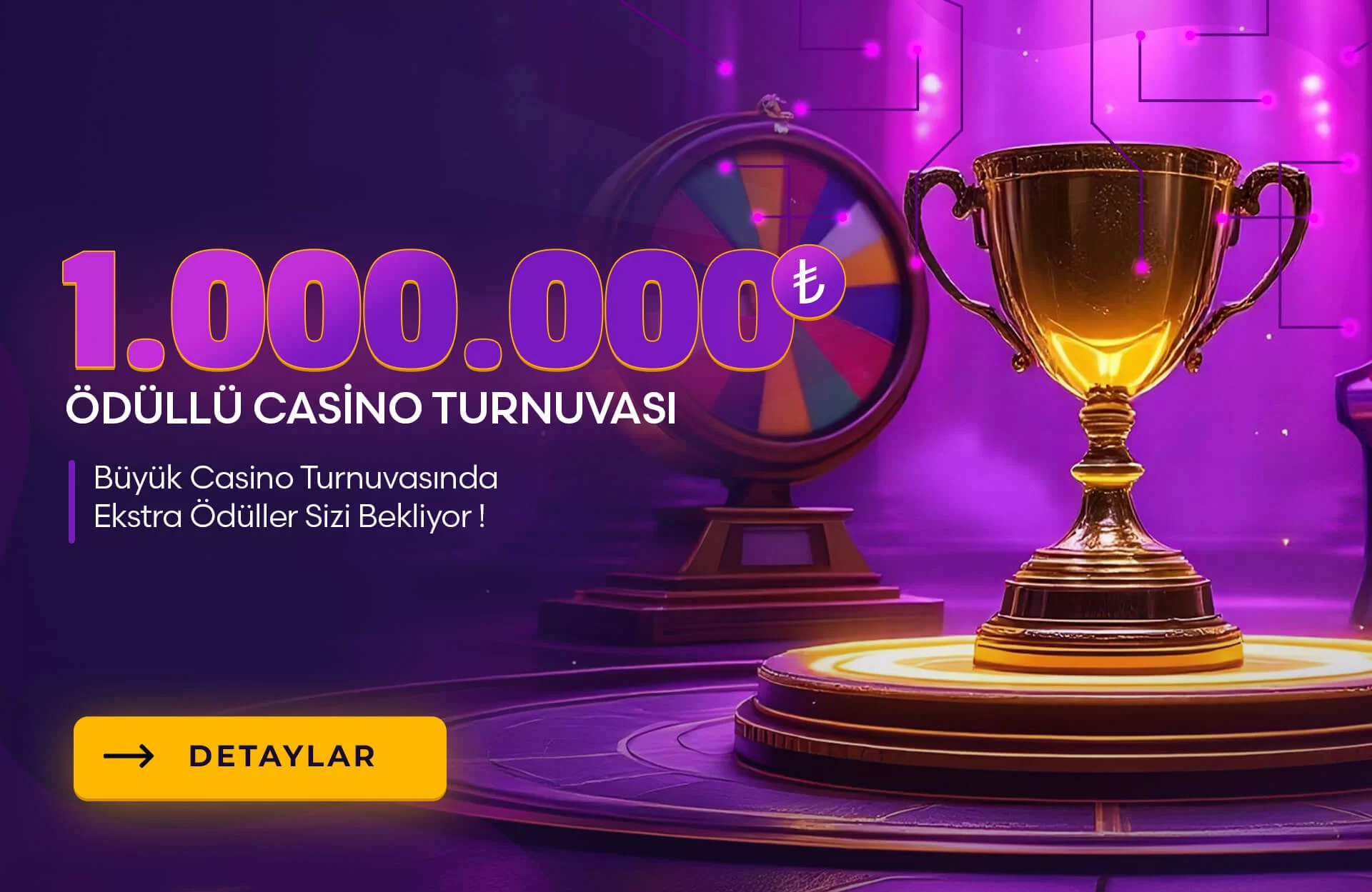 1.000.000₺ Ödüllü Casino Turnuvası