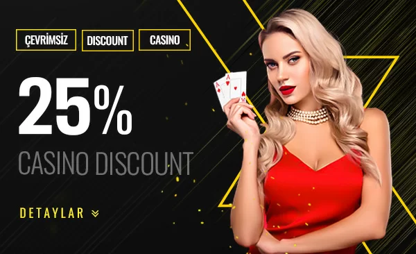 %25 CASINO DISCOUNT