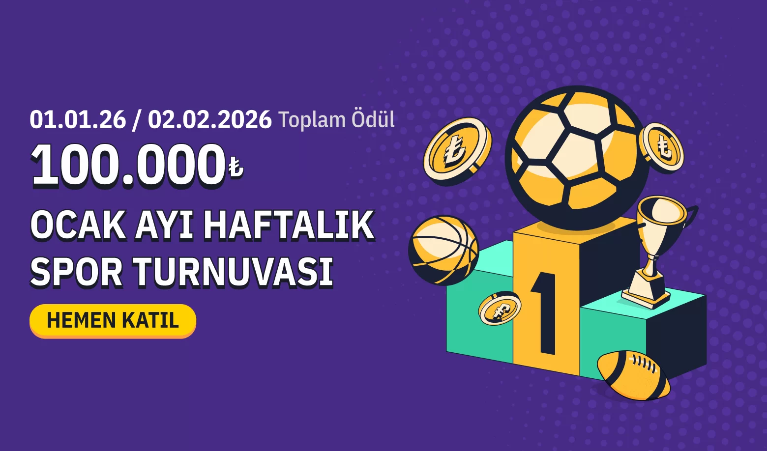 OCAK AYI HAFTALIK SPOR TURNUVASI