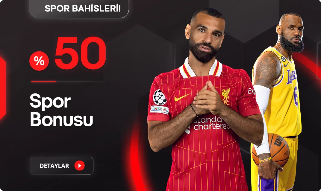KOLAY ÇEVRİMLİ %50 SPOR BONUSU
