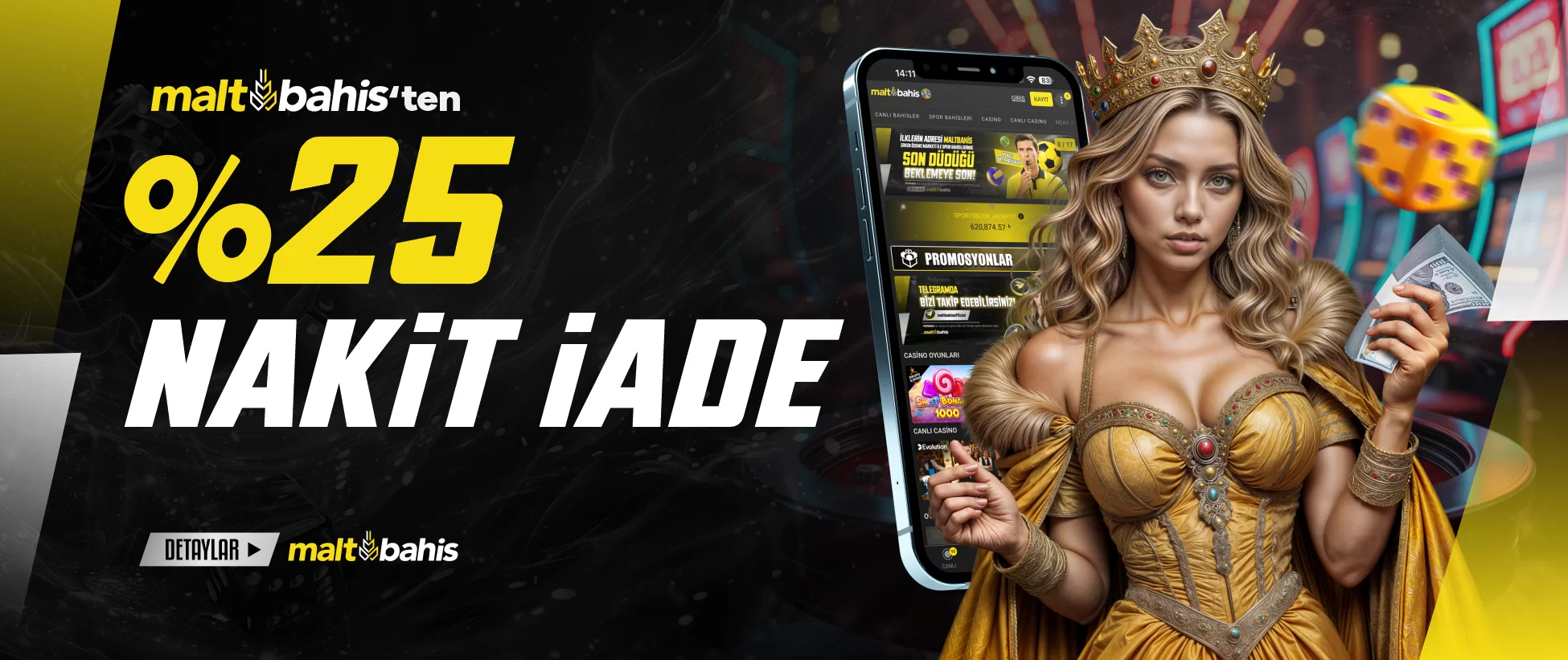 MALTBAHIS'TEN GÜNLÜK GERI ÖDEME