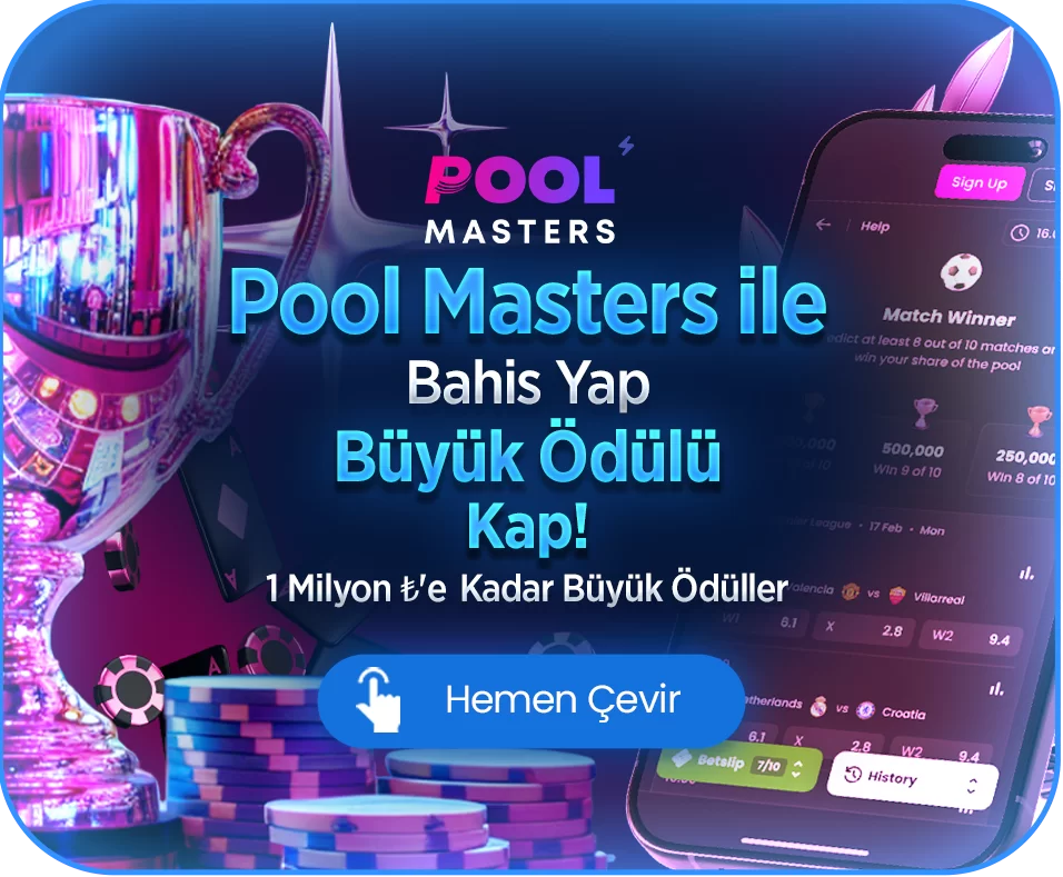 POOL MASTERS ILE 10’DA 10 BIL, BÜYÜK ÖDÜLÜ KAP!