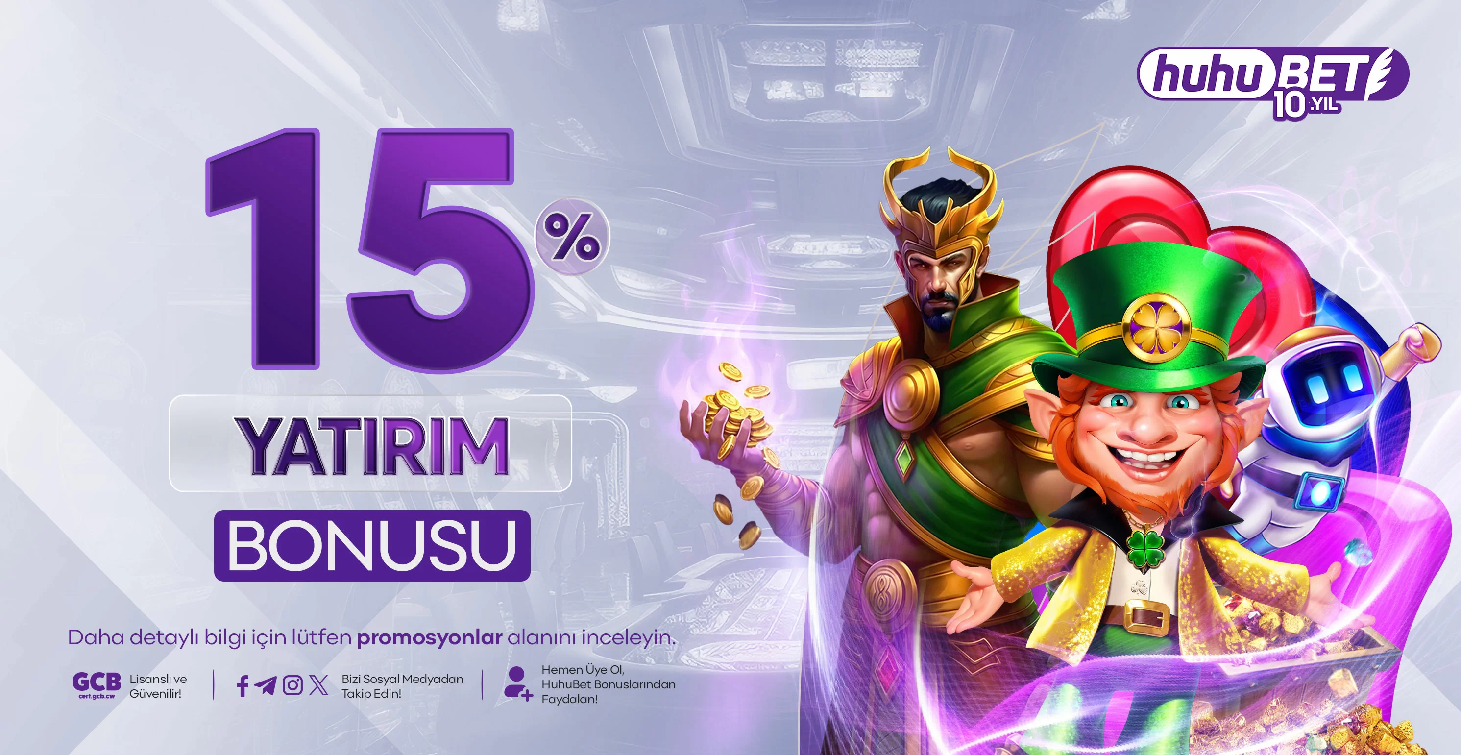 HER YATIRIMA ÖZEL ÜST LIMITSIZ BONUS!