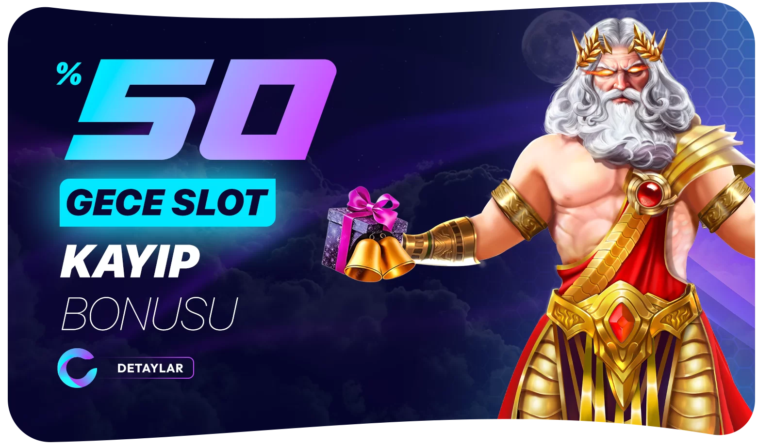 %50 GECE SLOT KAYIP BONUSU