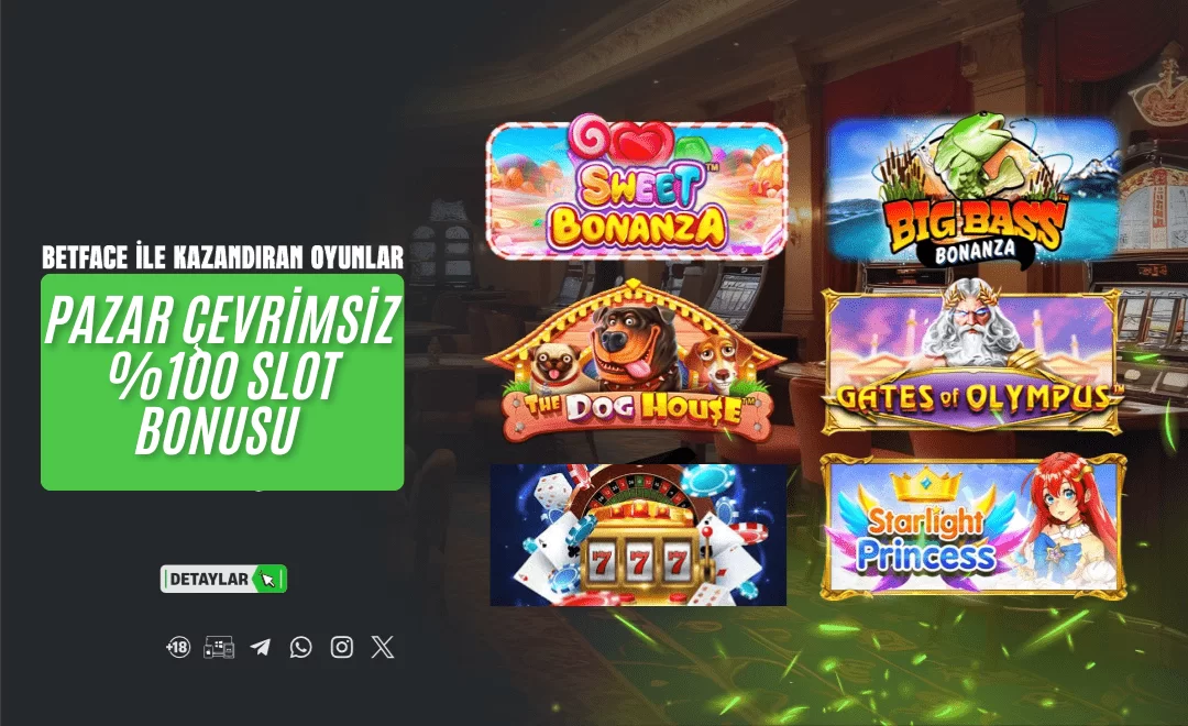 PAZAR GÜNÜ ÖZEL %100 YATIRIM BONUSU