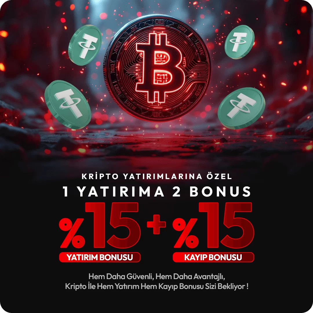 KRIPTO YATIRIMLARINA ÖZEL %15 YATIRIM + %15 KAYIP BONUSU