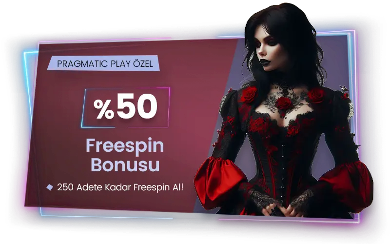 PRAGMATİC ÖZEL %50 FREESPIN BONUSU
