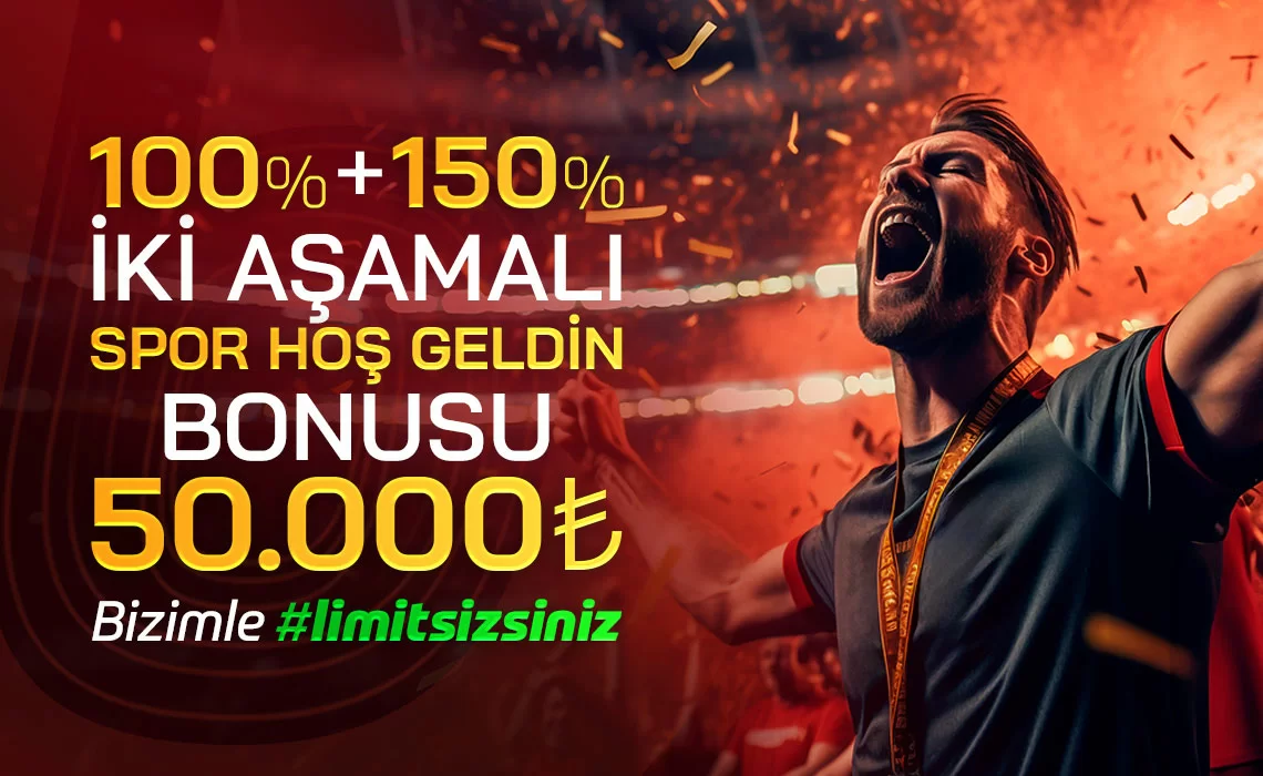 İKİ AŞAMALI SPOR HOŞ GELDİN BONUSU