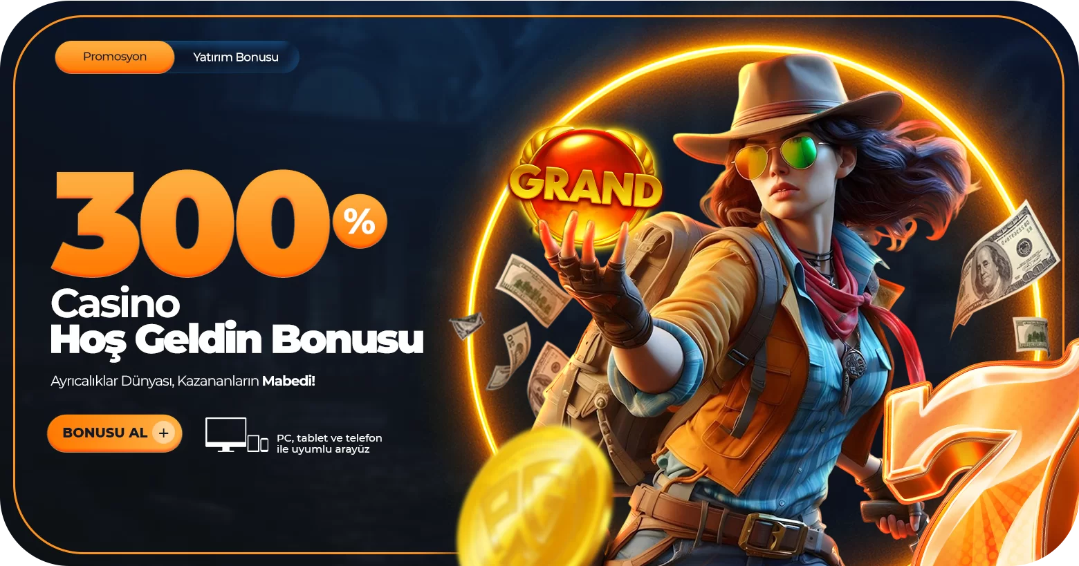 %300 CASİNO HOŞGELDİN BONUSU