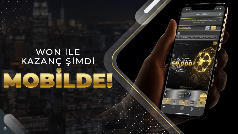 WON İLE KAZANÇ ŞİMDİ MOBİLDE!