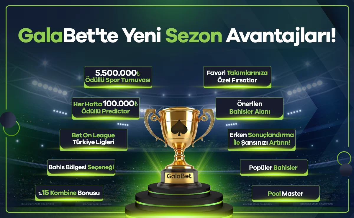 GalaBet'te Yeni Sezon Avantajları!