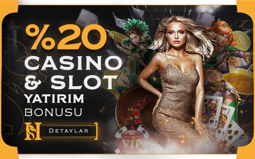 %20 CASİNO & SLOT YATIRIM BONUSU
