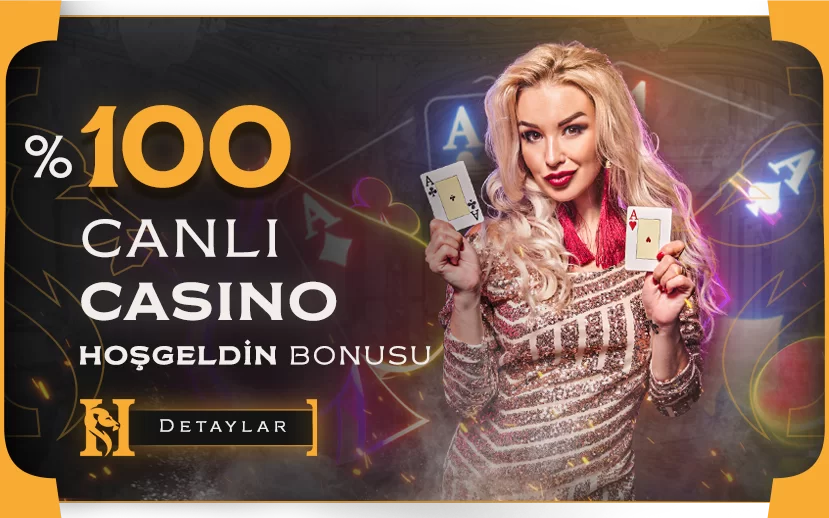 %100 CANLI CASINO HOSGELDIN BONUSU