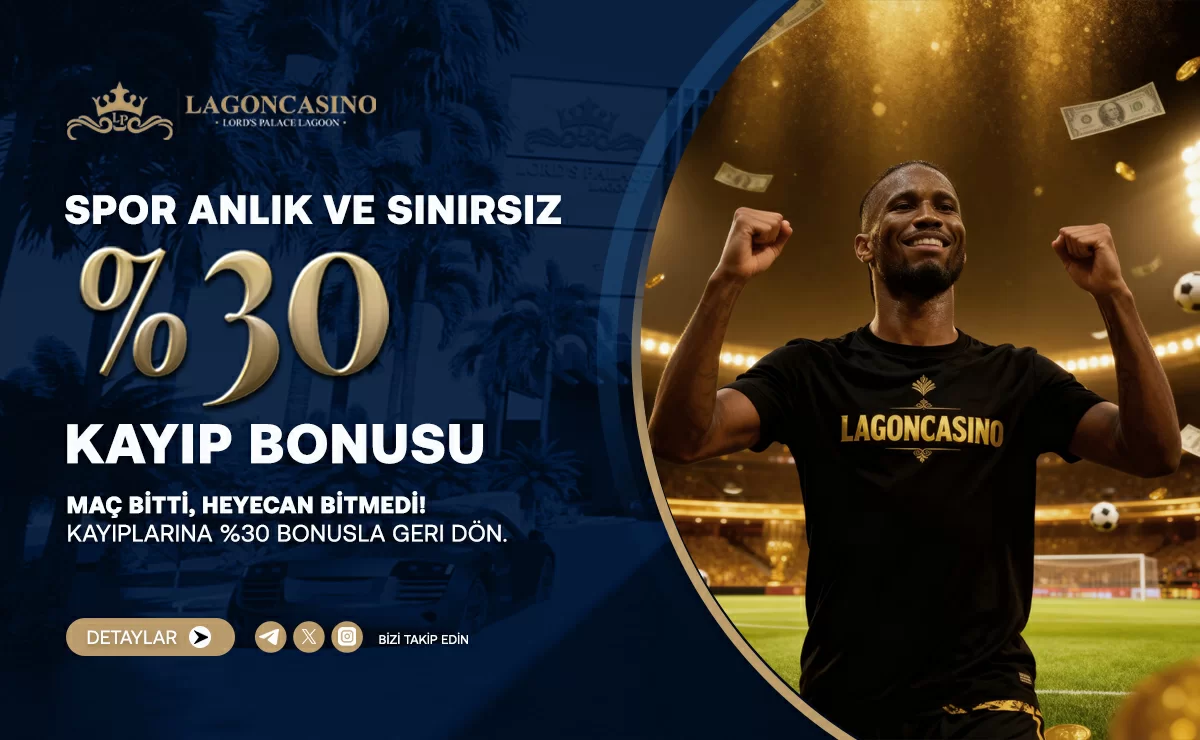 %30 SPOR ANLIK VE SINIRSIZ KAYIP BONUSU