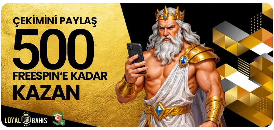 ÇEKIMINI PAYLAŞ FREESPINLERI KAP