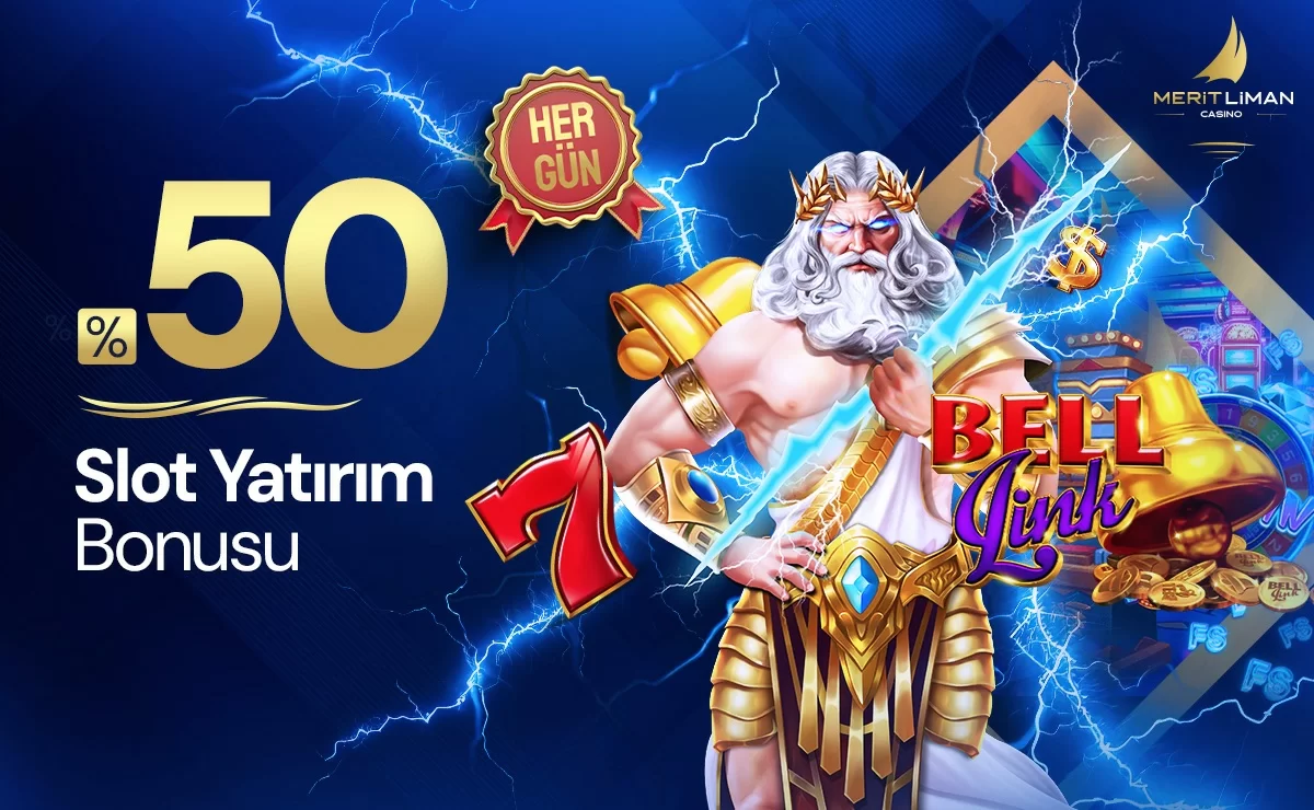 HER GÜN %50 SLOT YATIRIM BONUSU