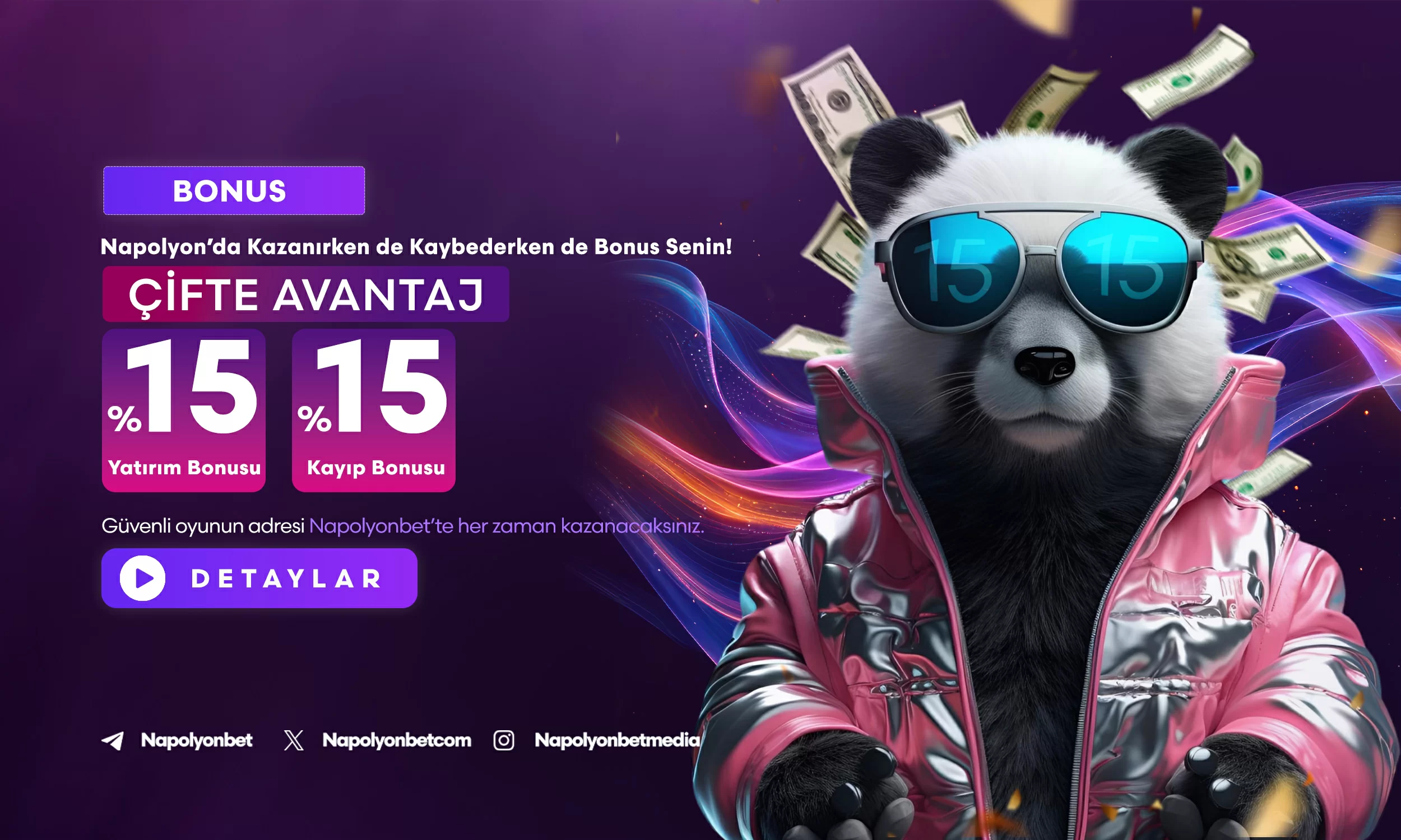 %15 YATIRIM VE KAYIP BONUSU