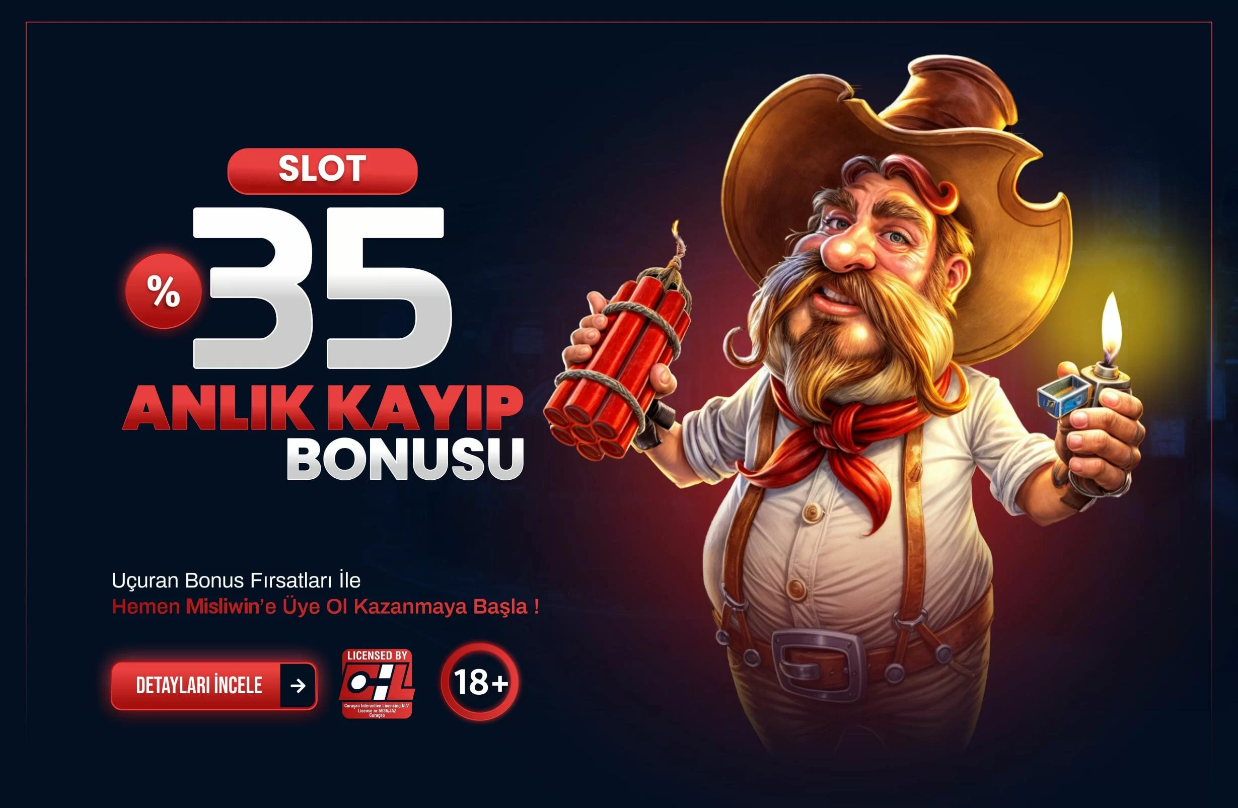 %35 SLOT KAYIP BONUSU