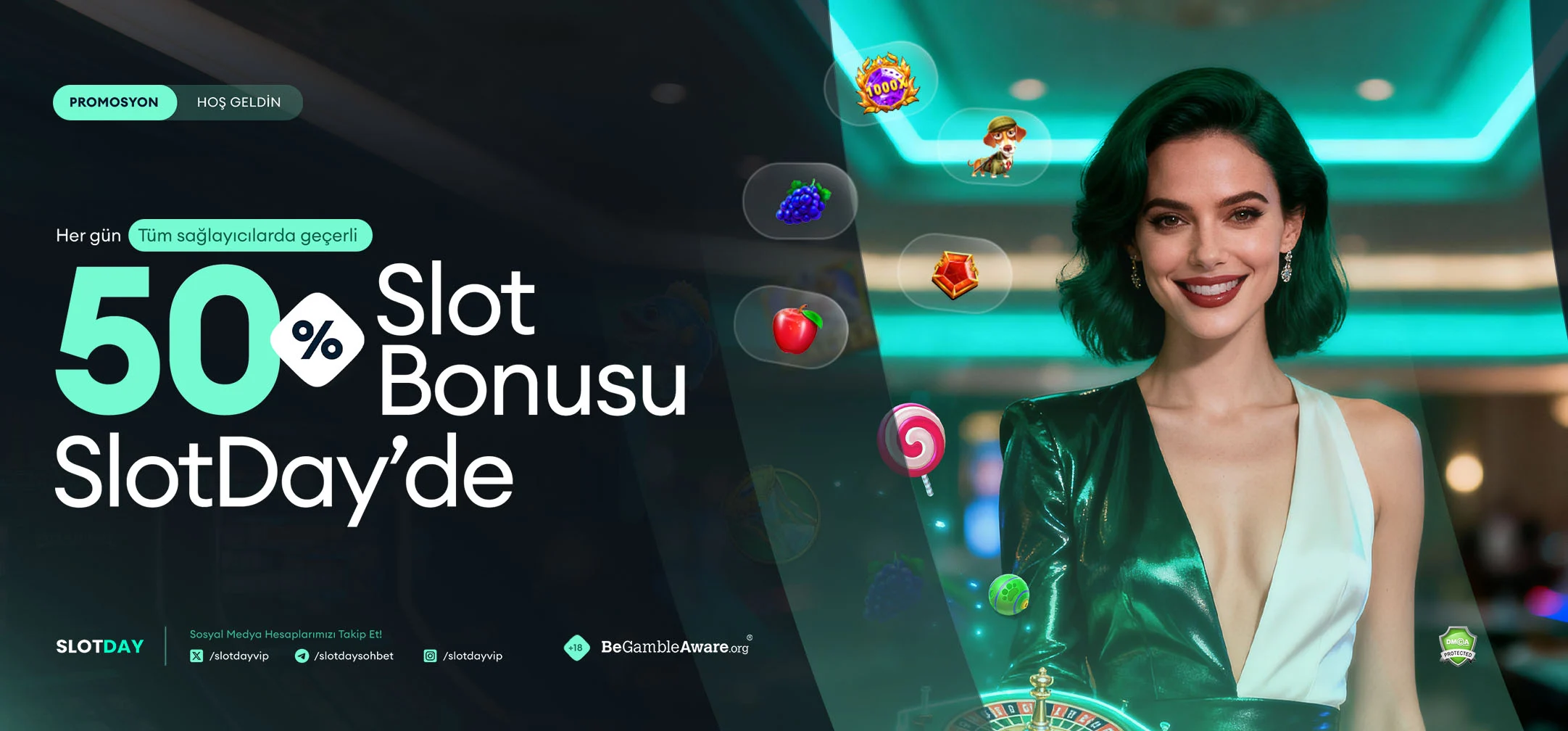 %50 Slot Yatırım Bonusu