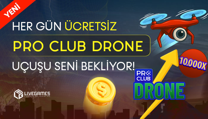 YATIRIMA ÖZEL PRO CLUB DRONE ÜCRETSİZ UÇUŞ HAKKI!