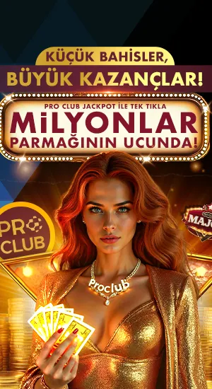 Pro Club Jackpot'tan Ödül Kazanmak Çok Kolay