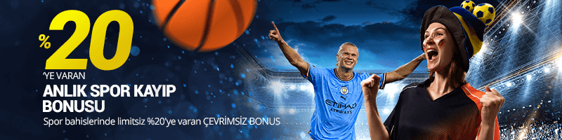 %20'ye varan Anlık Spor Kayıp Bonusu