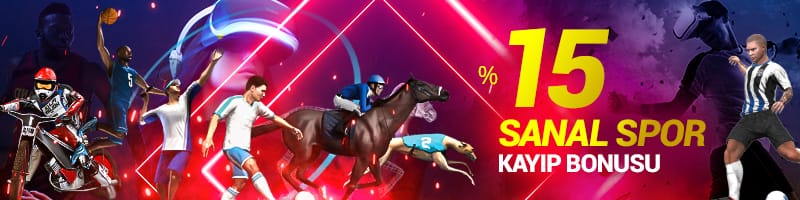 %15 Sanal Spor Kayıp Bonusu