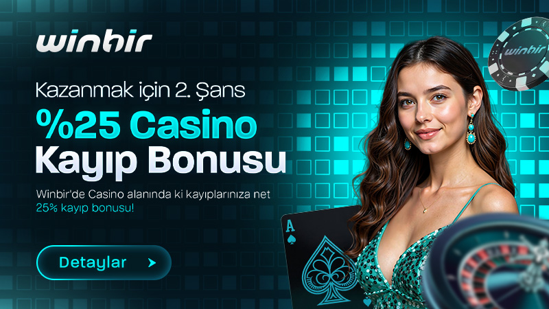 25% NET CASİNO KAYIP BONUSU