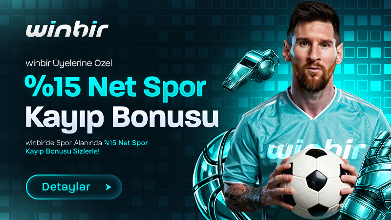 15% NET SPOR KAYIP BONUSU