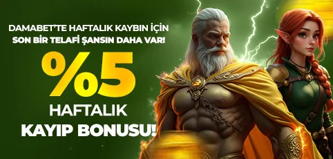 Haftalık %5 Kayıp Bonusu