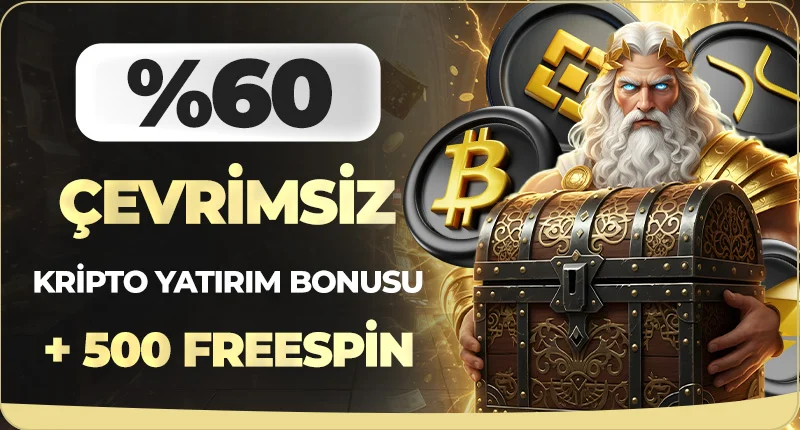 %30 ÇEVRİMSİZ KRİPTO YATIRIM BONUSU + 500 FREESPİN %30 KAYIP BONUSU