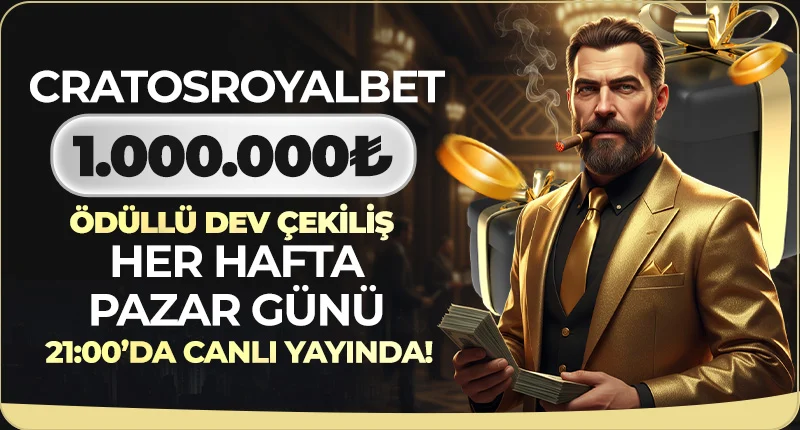 HER HAFTA 1 000 000 TL ÖDÜLLÜ ÇEKİLİŞ